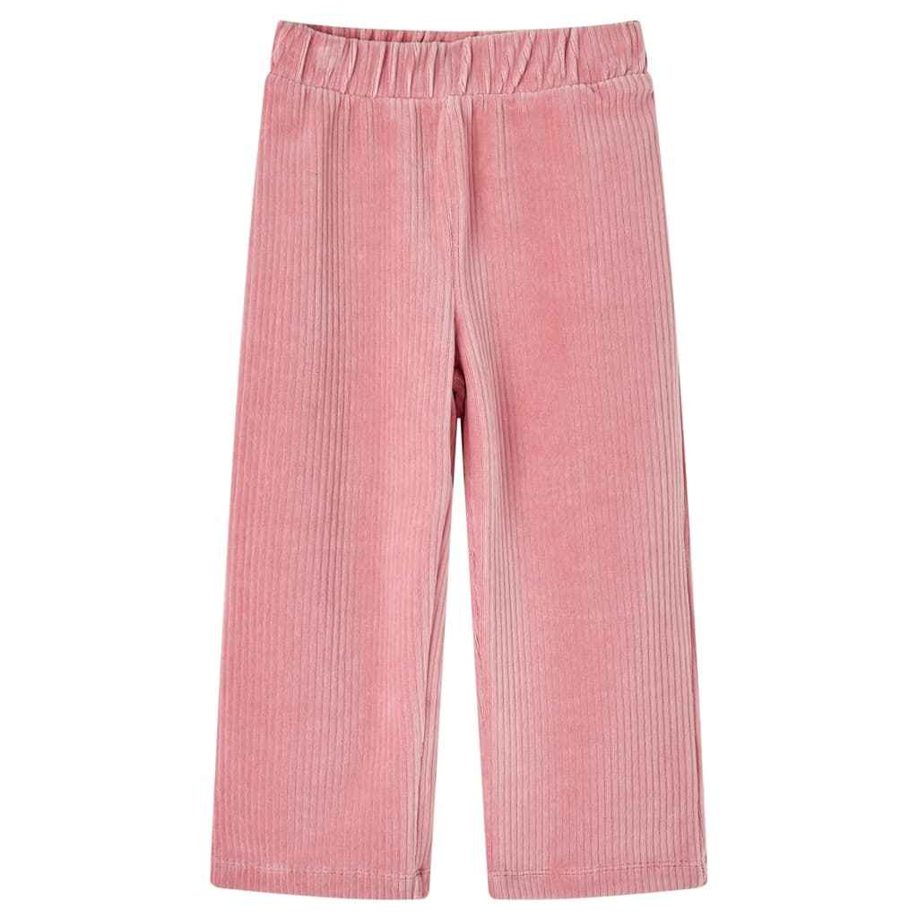 Calças para crianças bombazina rosa-claro 92